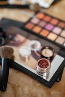 maquillage de mariage et outils de maquillage photo