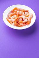 crevettes nourriture crevettes décortiquées photo