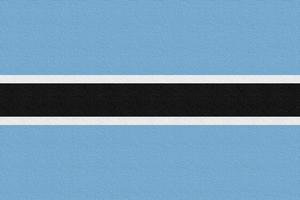 illustration du drapeau national du botswana photo