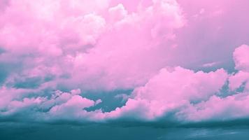 abstrait nuageux couleur pastel bleu et rose photo