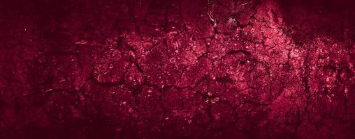 fond de texture de mur de béton abstrait grunge effrayant rouge foncé photo