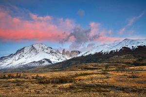 beau paysage de patagonie chili photo