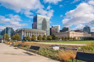 vue sur le centre-ville de cleveland photo