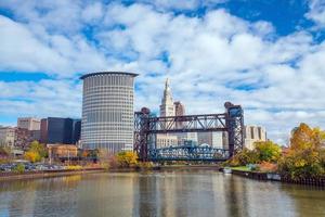 vue sur le centre-ville de cleveland photo