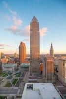 vue sur le centre-ville de cleveland photo