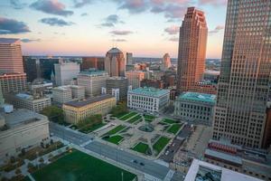 vue sur le centre-ville de cleveland photo