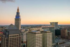 vue sur le centre-ville de cleveland photo