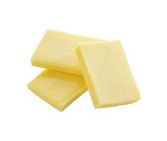 fromage parmesan sur fond blanc photo