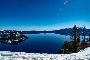 Parc national de Crater Lake dans l'Oregon usa 2017 photo