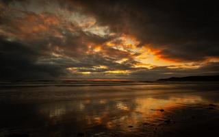 Woolacombe North Devon coucher de soleil photo