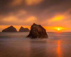 Cornouailles plage de Holywell photo