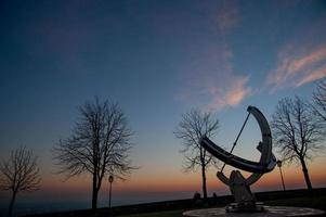 milan italie 2013 sextant sur les murs de bergamo photo