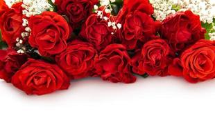 bouquet de roses rouges saint valentin photo