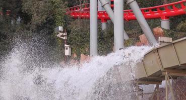 jeu de toboggan aquatique photo