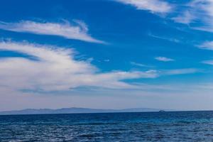 la mer et les nuages photo