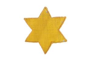étoile jaune de david photo