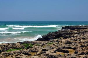 paysage de plage de taghazout photo