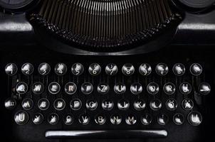 clavier de machine à écrire vintage photo