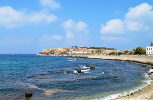 panorama de la ville de réthymnon photo