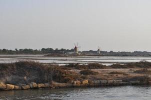 salines salines à marsala photo