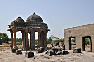 architecture indienne ancienne. archéologie antique antique de l'asie de l'inde. photo