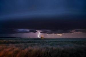 nuages d'orage des prairies photo