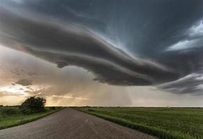 nuages d'orage des prairies photo