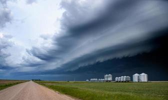 nuages d'orage des prairies photo