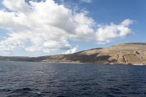 la mer et les montagnes de Crète. photo