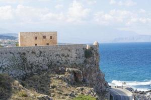 Bastion de la citadelle fortezza dans la ville de Réthymnon, Crète, Grèce photo