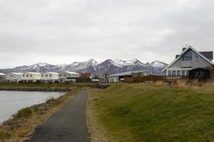 baie à hofn islande photo