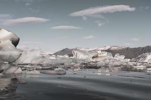 Lagune glaciaire de Jokulsarlon, Islande photo