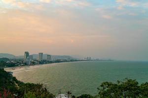 hua hin city scape skyline en thaïlande photo
