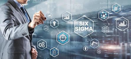 six Sigma. concept de gestion visant à améliorer la qualité du travail d'une organisation ou d'une unité distincte
