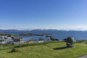 fort côtier d'ergan à bud, norvège photo