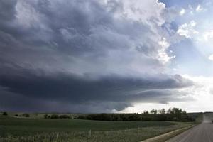 nuages d'orage des prairies photo