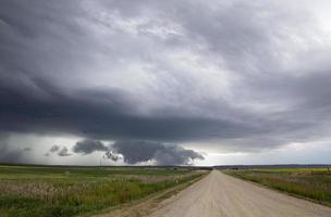 nuages d'orage des prairies photo