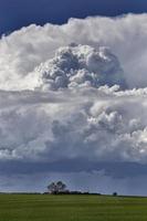 nuages de tempête des prairies canada photo