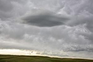 nuages de tempête des prairies canada photo