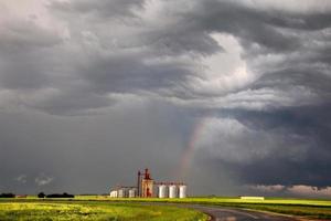 nuages de tempête des prairies canada photo