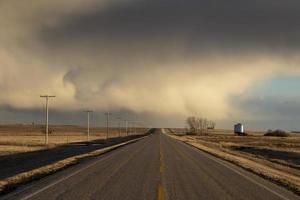 nuages d'orage des prairies photo