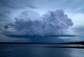 nuages de tempête des prairies canada photo