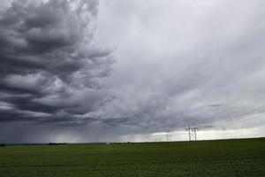 nuages d'orage des prairies photo