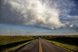 nuages de tempête des prairies canada photo