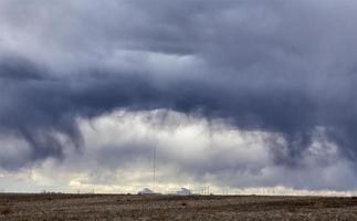 nuages d'orage des prairies photo