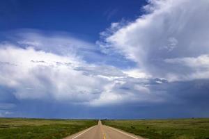 nuages de tempête des prairies canada photo