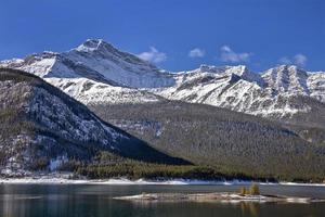 montagnes rocheuses hiver automne photo