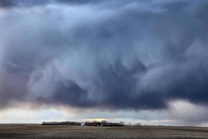 nuages d'orage des prairies photo