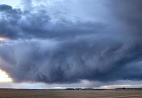 nuages d'orage des prairies photo