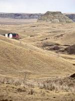 grands badlands boueux de la saskatchewan photo